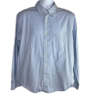 GAP Classic Blue & White Check Button Down…